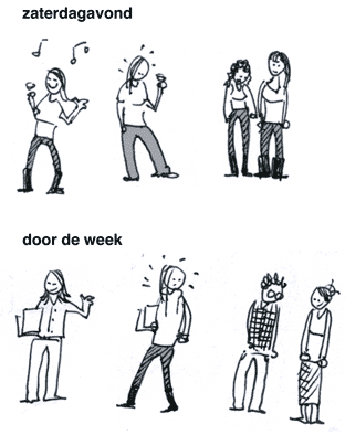 Ik loop gewoon een halve week voor