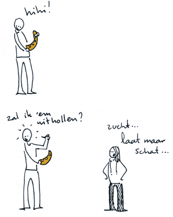 haha, jij hebt vanavond lol!" "zucht.. 