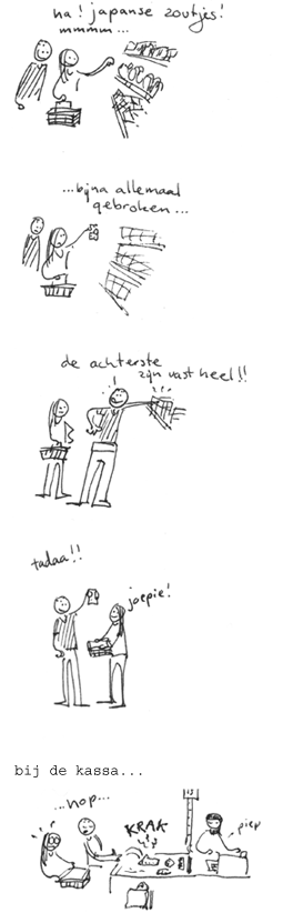 ook kruimels zijn lekker....
