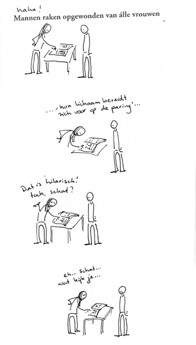 ... Het maakt dus echt niet uit wat je aan doet...