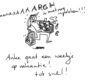 Oh en ik had nog een sleutel moeten bijmaken!!