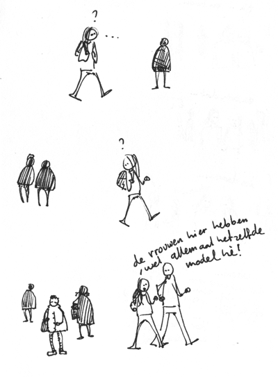 soort bolletje op twee stokjes