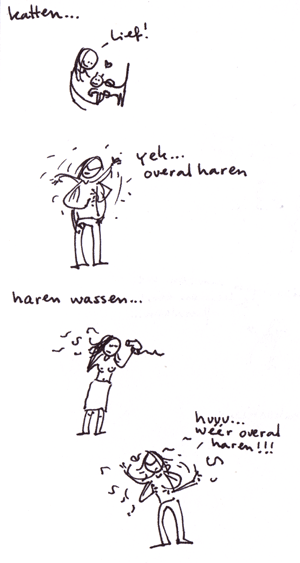 ... ik laat een spoor achter...