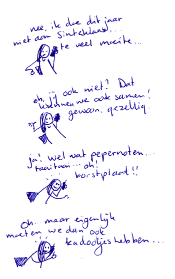 Oe, gezellig