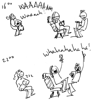 Maar dan met een grimmiger sfeer.