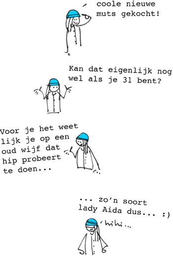.. Nieuwe muts of ouwe tang..