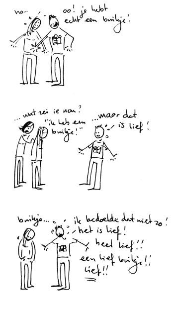 Nooooit zeggen tegen een meisje!