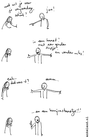 Daar ga ik nog even over nadenken