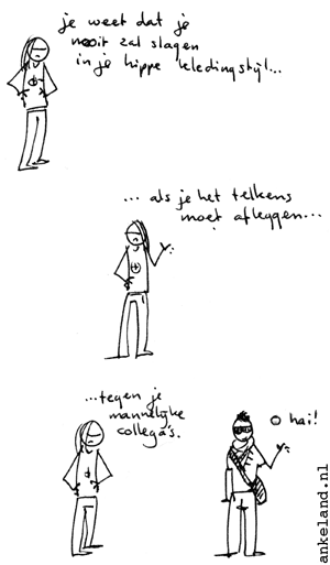 zelfs na een nacht doorhalen...