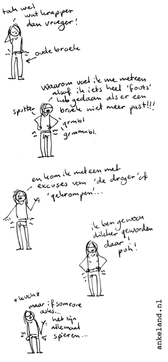 grmbl.. spieren.. grmbl
