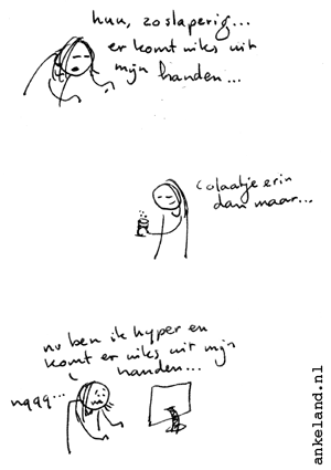 maar dan gaat de tijd wel sneller!