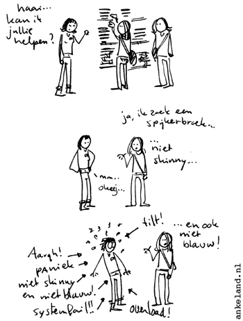 ..en ook geen kruis op je knieen...