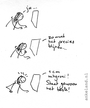 da's ongeveer een maandje wachten dus