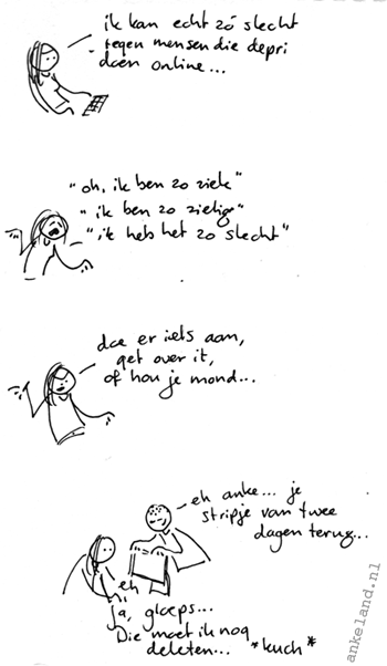 Met zeuren is nog nooit iemand beter geworden!!