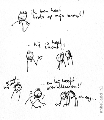 rood, en wit, en blond, en zwart!