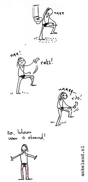 note to self. Doen als t geen strandweer is.
