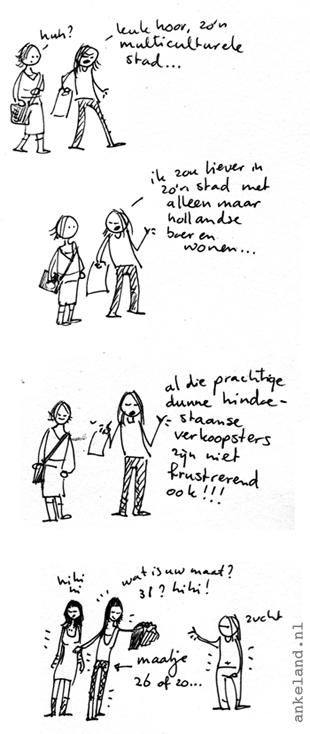 echt zo frusterend.
