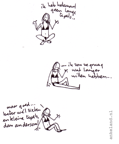 het is ook nooit goed. :)