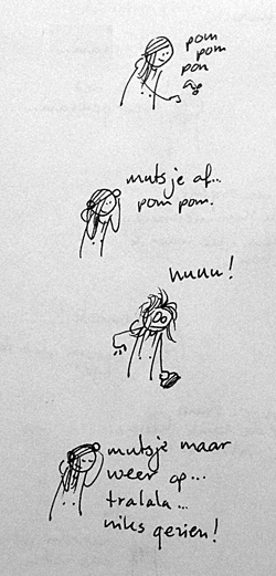 daar wen je dus ook aan...