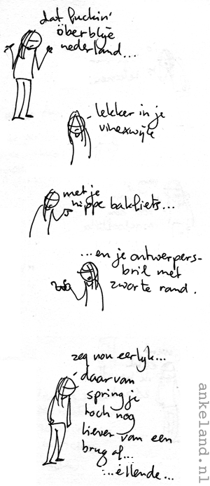 en je kekke bloemetjesfietstas...