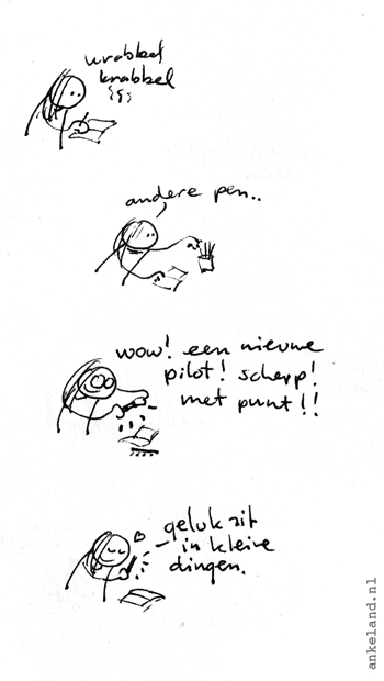 nieuwe papermates! ook fijn!
