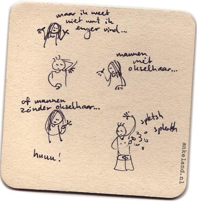 Eigenlijk moeten mannen gewoon geen hemdjes aan, dan hoef je er ook niet over na te denken. 